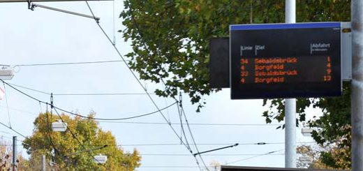 Die Anzeigetafeln der BSAG zeigen ab Montag nicht jede Fahrt an. Foto: WR