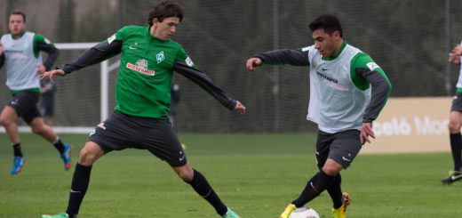 Auch Julian von Haacke (l.) und Özkan Yildirim verlassen den SV Werder. Foto: Nordphoto