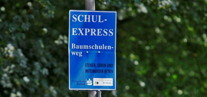 Schulexpress: Die Idee der Bremerin Verena Nölle wird inzwischen sogar in anderen Bundesländern und in Österreich umgesetzt. Foto: Barth