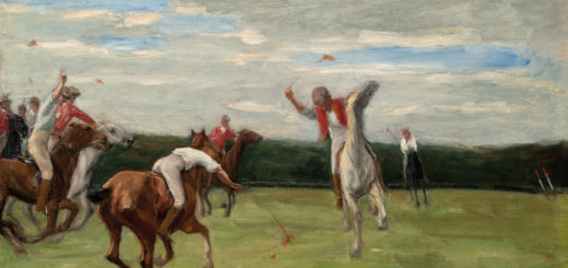 Die „Polospieler in Jenischs Park“ malte Max Liebermann 1903. Zu sehen sind sie ab 22. Oktober in der Bremer Kunsthalle.Foto: Kunsthalle