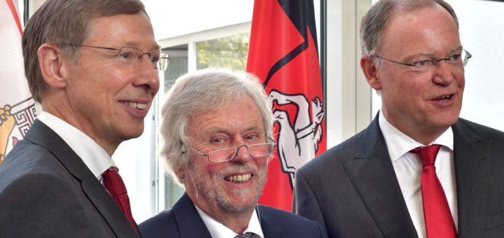 Carsten Sieling, Reto Weiler und Stephan Weil (v.l.). Foto: Konczak