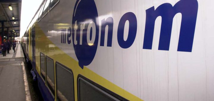 Ein Metronom-Zug abfahrbereit im Bremer Hauptbahnhof / Symbolfoto