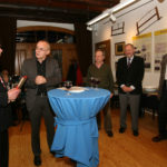 Hollatz bei einer Ausstellungseröffnung im Emmi-Brauer-Haus des Heimatvereins.