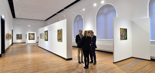 Die Sonderausstellung über die Brücke-Meisterwerke eröffnet auch die sanierten oberen Ausstellungsräume im Augusteum.Foto: Konczak