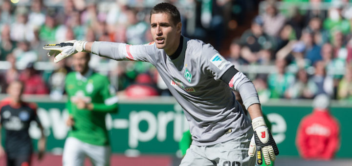 Koen Casteels spielte in der Rückrunde der Saison 2014/2015 bereits für Werder. Foto: Nordphoto