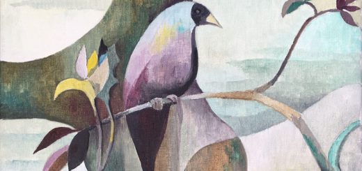 „Seltener Vogel“ von 1987 (Öl auf Leinwand, 50 x 40 Zentimeter)Fotos: Archiv Werner Zöhl