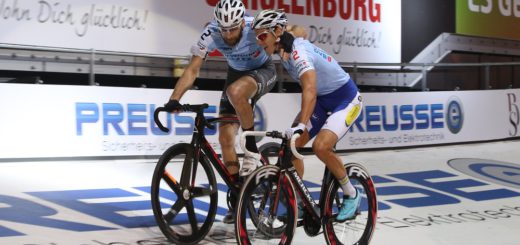 Kenny de Ketele (l.) und Christian Grasmann siegten beim Sechstagerennen Anfang des Jahres. Foto: Nordphoto