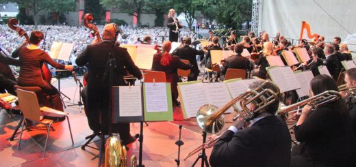 Zuletzt demonstrierten Dirigent Nicolas Hrudnik und sein Orchester „Musica Viva“ im Jahr 2015 ihr musikalisches Können im Lilienthaler Amtsgarten. Archivfoto: Armbrust