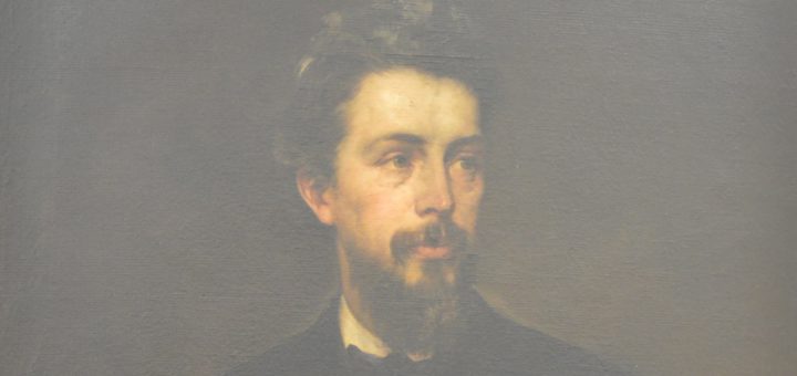 Das „Porträt Arthur Fitger“ von Otto Lingner (Öl auf Leinwand, 1884) wird in Vegesack gezeigt. Foto: Overbeck-Museum