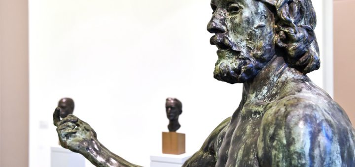 „Johannes der Täufer“ – eines der Hauptwerke Rodins, das derzeit in der Kunsthalle Bremen zu sehen ist.Fotos(2): Schlie