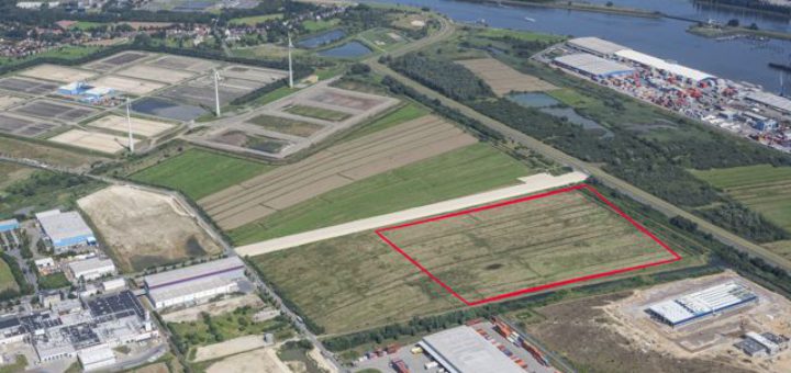 Auf diesem Gelände im Bremer GVZ will Borgward ab 2019 produzieren. Foto: WFB/Jan Rathke