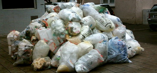 Die Gelbe Säcke werden ebenso wie Restmüll in Stuhr nur einmal im Monat von der AWG abgeholt. Dabei kann jede Menge Müll zusammenkommen.