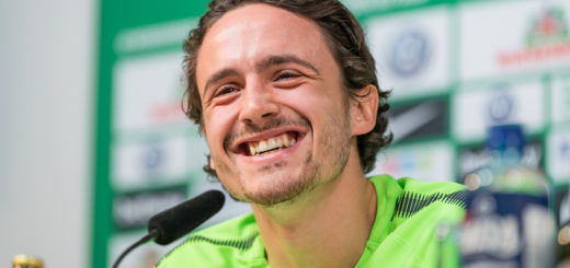 Strahlt Optimismus aus: Werders Mittelfeldspieler Thomas Delaney. Foto: Nordphoto