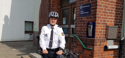 Neuer Kontaktpolizist in Woltmershausen Foto: Polizei Bremen