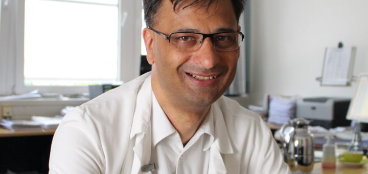 Dr. Amit Choudhury ist seit 2011 Chefarzt der Geriatrie. Foto: Harm
