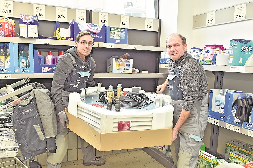 Die etwas andere Aldi-Filiale in der Violenstraße