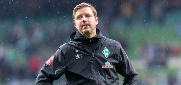 Zuletzt verhagelte der Last-Minute-Ausgleich der Freiburger die Laune von Werder-Coach Florian Kohfeldt. Foto: Nordphoto