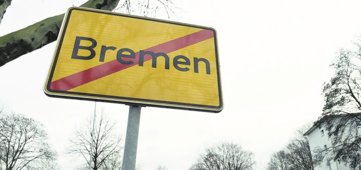 Wer den Osterfeuerberger Ring in Richtung Findorff befährt, verlässt Bremen – den Schildern nach. Foto: Schlie