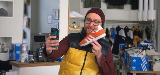 Stefan Schrader nutzt Shopparama für sein Sneaker-Geschäft Glückstreter im Viertel. Foto: pv