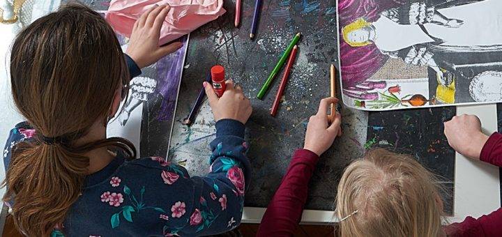 Das Landesmuseum Oldenburg bietet Kindern in Workshops die Möglichkeit Kunst und Kulturgeschichte spielerisch und kreativ zu entdecken.Foto: Sven Adelaide/Landesmuseum für Kunst und Kulturgeschichte