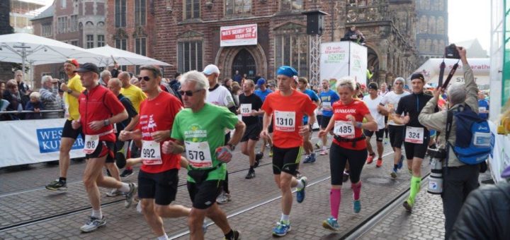 Am 4. Oktober soll am Bremer Roland der 16. SWB-Marathon gestartet werden. Foto: Lenssen
