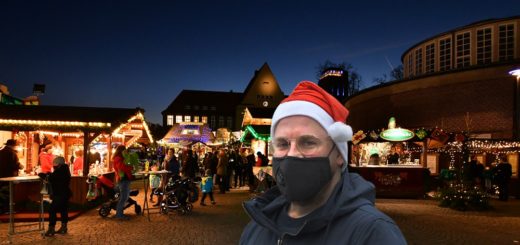 Die Mund-Nasen-Bedeckungen werden noch lange zum Alltag der Menschen gehören, voraussichtlich auch auf dem diesjährigen Weihnachtsmarkt in Delmenhorst.Foto: Konczak