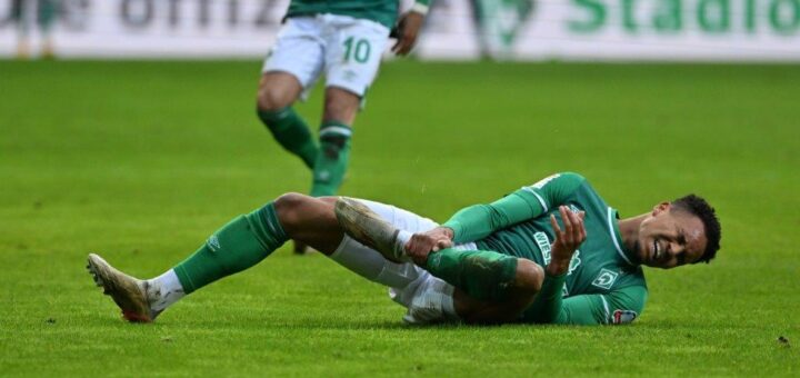 Wurde gegen Düsseldorf heftig gefoult: Werders Felix Agu. Foto: Nordphoto
