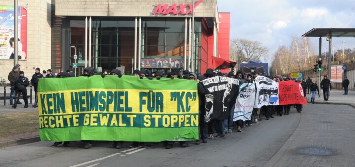 In Delmenhorst soll rechte Gewalt nicht toleriert werden, wie hier bei einer Demonstration 2012 gezeigt wurde. Archivfoto: Konczak