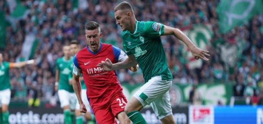 Im Samstagabendspiel in Heidenheim will Werder seine Tabellenführung verteidigen. Foto: Nordphoto