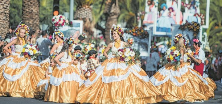 Der Frühling wird auf Madeira mit einem eigenen Blumenfest (Festa da Flor) begrüßt.Foto: Turismo da Madeira