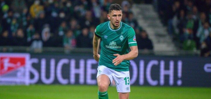 Milos Veljkovics Erfahrung und Körperlichkeit werden Werder gegen Sandhausen fehlen. Foto: Nordphoto