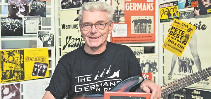 Herbert Küster hat als Beat-Musiker viel erlebt und zu einem Buch verarbeitet.Foto: Schlie