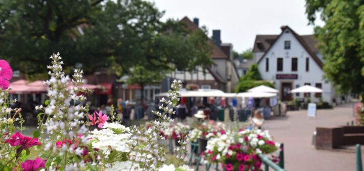 In der Kreisstadt soll ein Teil der geförderten Summe für den Marktplatz aufgewendet werden. Foto: Utke