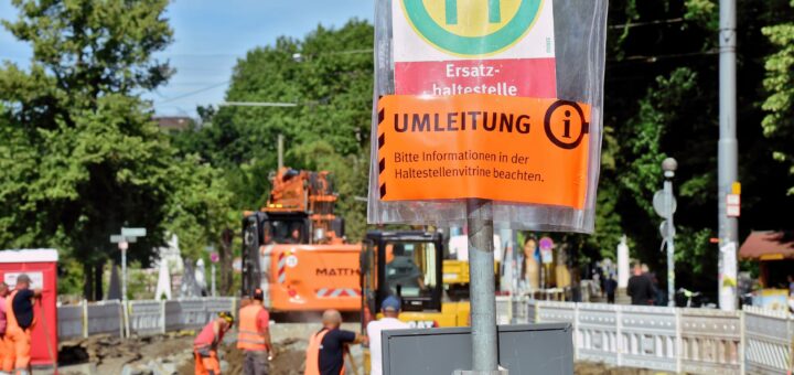 Straßenbahn Bus BSAG Baustellen Umleitung Fahrplan Ferien