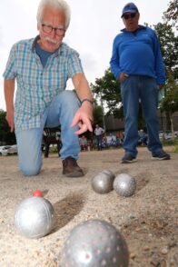 petanque boule sommer platz