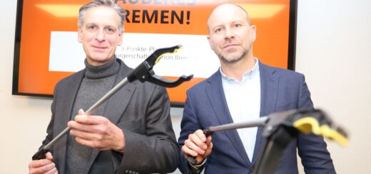 Wollen durchgreifen: Hartmut Bodeit und Martin Michalik präsentierten Pläne für ein sauberes Bremen.