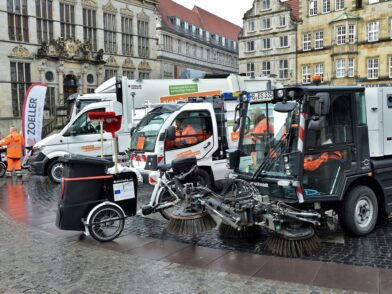 Die neuen Fahrzeuge der Bremer Stadtreinigung.