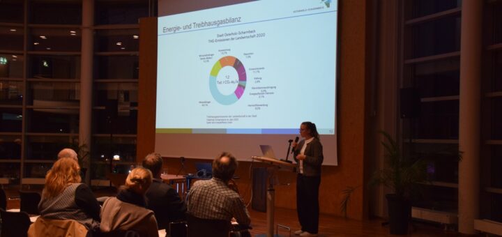 Jessica Hügen, Klimaschutzmanagerin der Kreisstadt, stellte das integrierte Klimaschutzkonzept für Osterholz-Scharmbeck vor. Foto: Utke