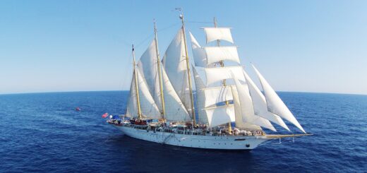 Der Viermaster „Star Flyer“ kreuzt noch bis Ende Oktober im Mittelmeer.Foto: Star Clippers