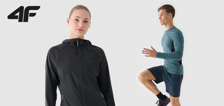 Um im Sport und bei Ihren Fitnessübungen zur Höchstform zu gelangen, ist die Sportbekleidung entscheidend. Bild: 4F