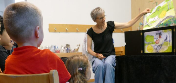 In der Kita Martin Luther in Findorff findet Sprachförderung durch gemeinsames Geschichten erzählen statt. Foto: Behrbom