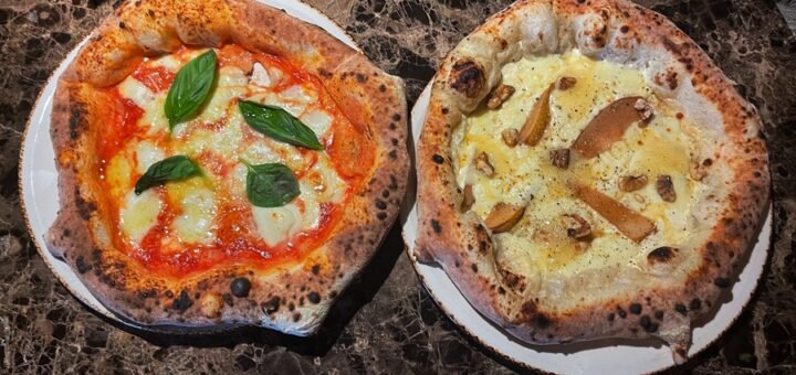 Pizza Margherita und Pizza Goronzolala im 60 seconds to Napoli. Foto: Schlie